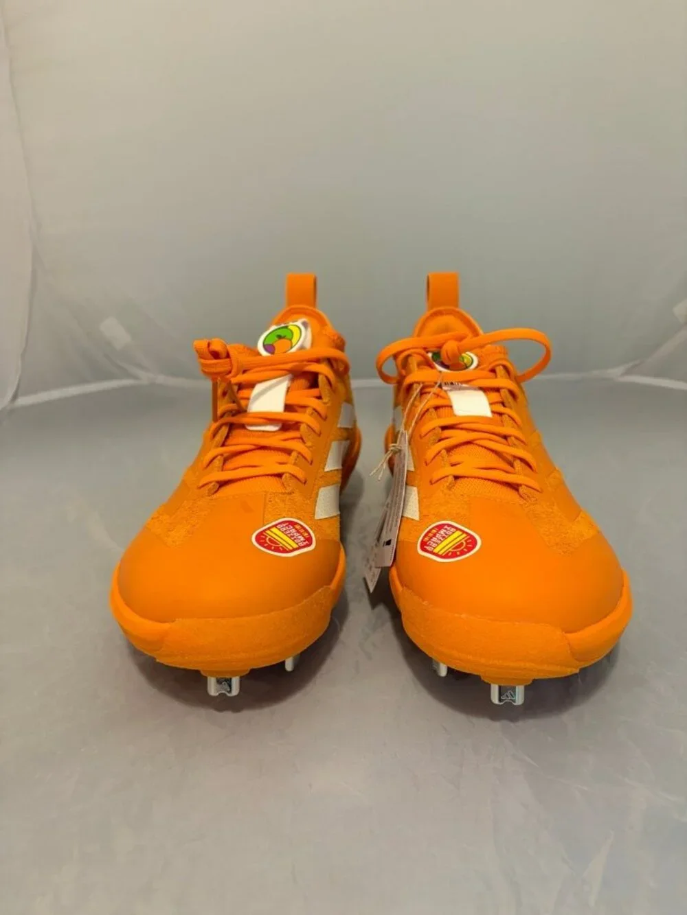 Adidas Adizero Impact 2.0 Baseball Somos Orange  cleats size 10.5 JS2979 metal